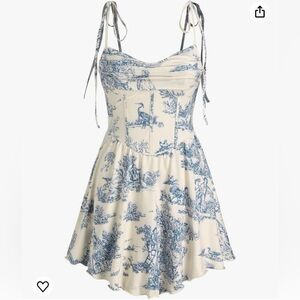 Cider cowl neck corseted dress